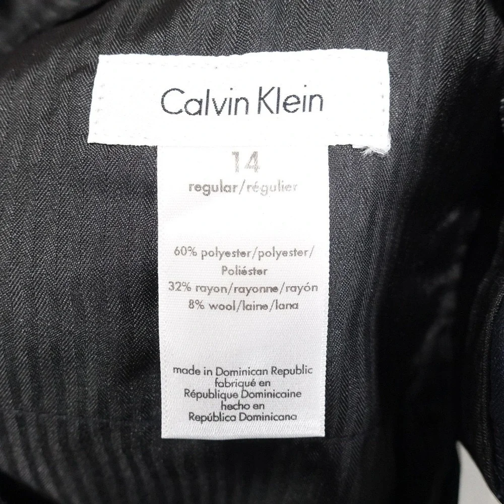 New! Calvin Klein Dress Pants Boys 14 Blue Navy Modern Fit Suit‎ Separate Formal